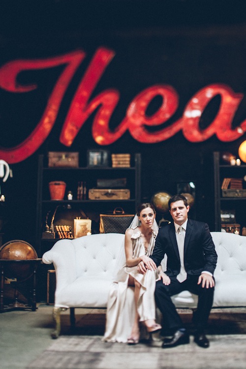 Big Daddy Antiques LA Wedding with Gather Events, Amy + Stuart Photography and Found Vintage Rentals