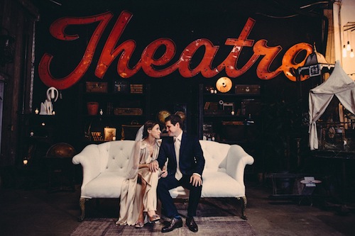 Big Daddy Antiques LA Wedding with Gather Events, Amy + Stuart Photography and Found Vintage Rentals