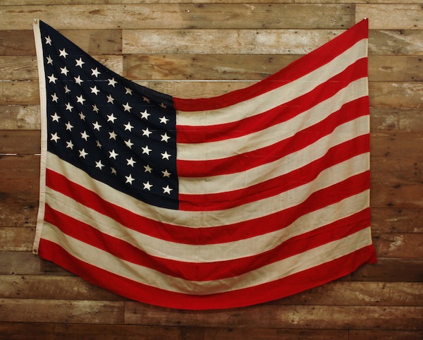 Found Vintage Rentals Friday Finale Labor Day Vintage 48 Star American Flag