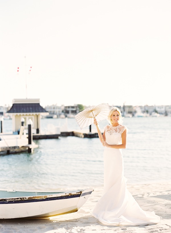Destination I Do Sail Away with Me - Nautical wedding inspiration from Wedding Pr, Found Vintage Rentals, Lisa Gorjestani, JL Designs, and Jen Huang Photography