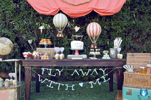 Fly Away Dessert Table