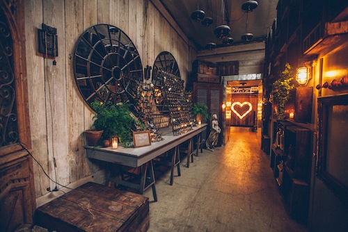 Big Daddy Antiques LA Wedding with Gather Events, Amy + Stuart Photography and Found Vintage Rentals