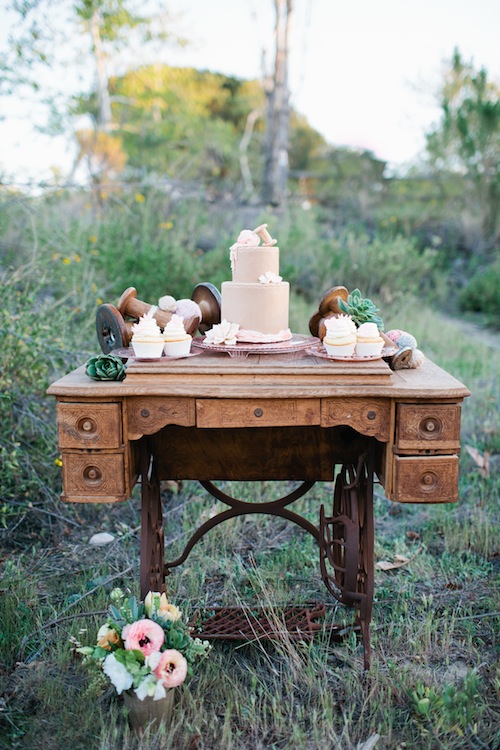 Desert and Sewing Shoot with Whit Mitt Design and Events, Art with Nature Floral Design, and Megan Hartley with Found Vintage Rentals. 