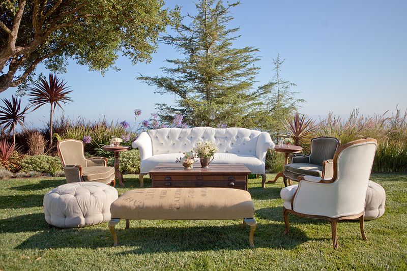 Malibu wedding with Found vintage rentals, Bash Please and Charley Star