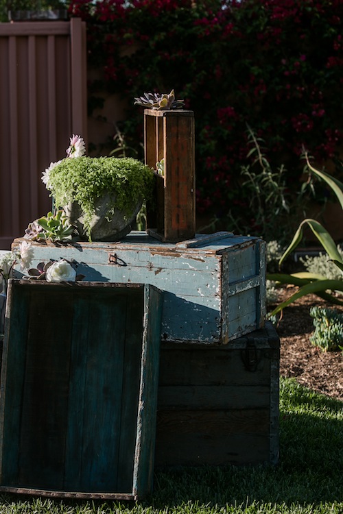 Southern California Wedding with Found Vintage Rentals, Swellegant, and Inviting Occasion