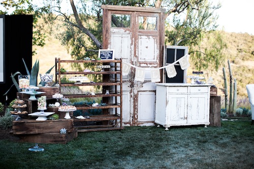 Southern California Wedding with Found Vintage Rentals, Swellegant, and Inviting Occasion