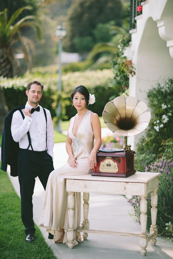 Art Deco Glam Wedding with Bash Please, Paige Jones Photography, JL Designs, Pitbulls and Posies, and Found Vintage Rentals