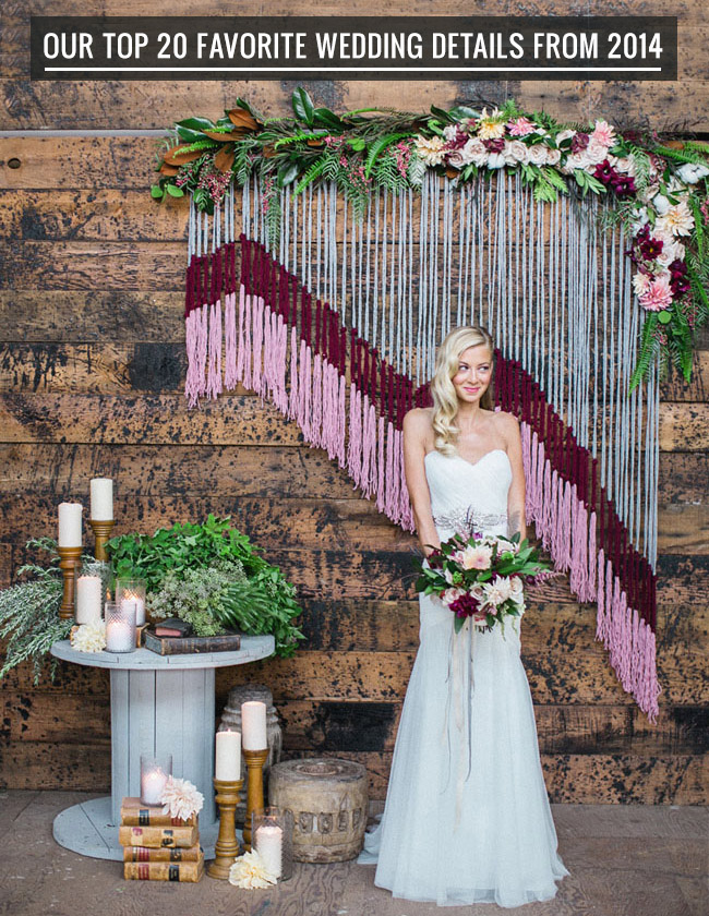 GWS Favorite Wedding Details From 2014 Part {1} : Our Warehouse Wedding